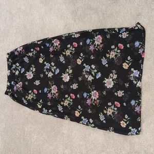 H&M SKIRT w SIDE SLIT WITH INNER LINNING